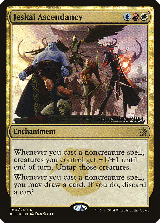 Jeskai Ascendancy [Khans of Tarkir Prerelease Promos] MTG Single Magic: The Gathering | Red Claw Gaming