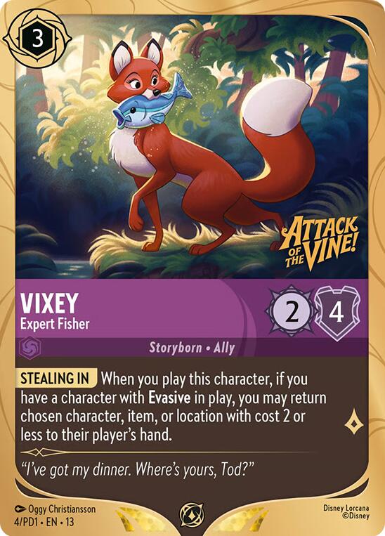 Vixey - Expert Fisher (4) [Promo Cards] | Red Claw Gaming