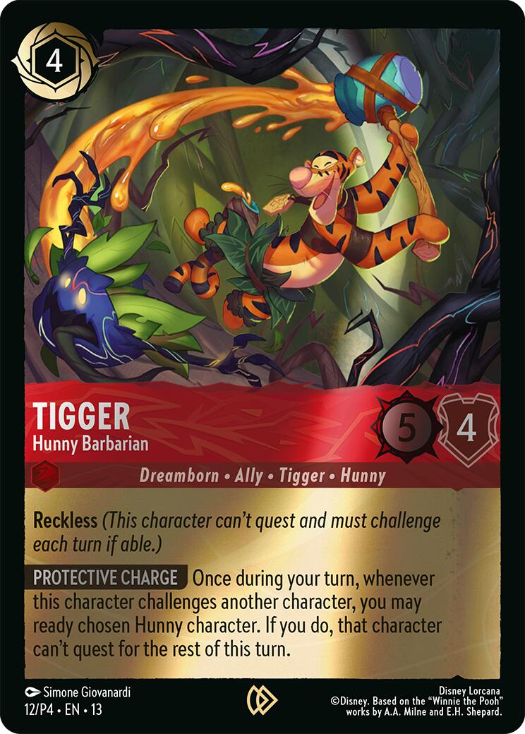 Tigger - Hunny Barbarian (12) [Promo Cards] | Red Claw Gaming