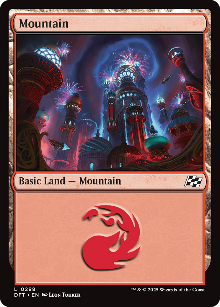 Mountain (0288) [Aetherdrift] MTG Single Magic: The Gathering | Red Claw Gaming