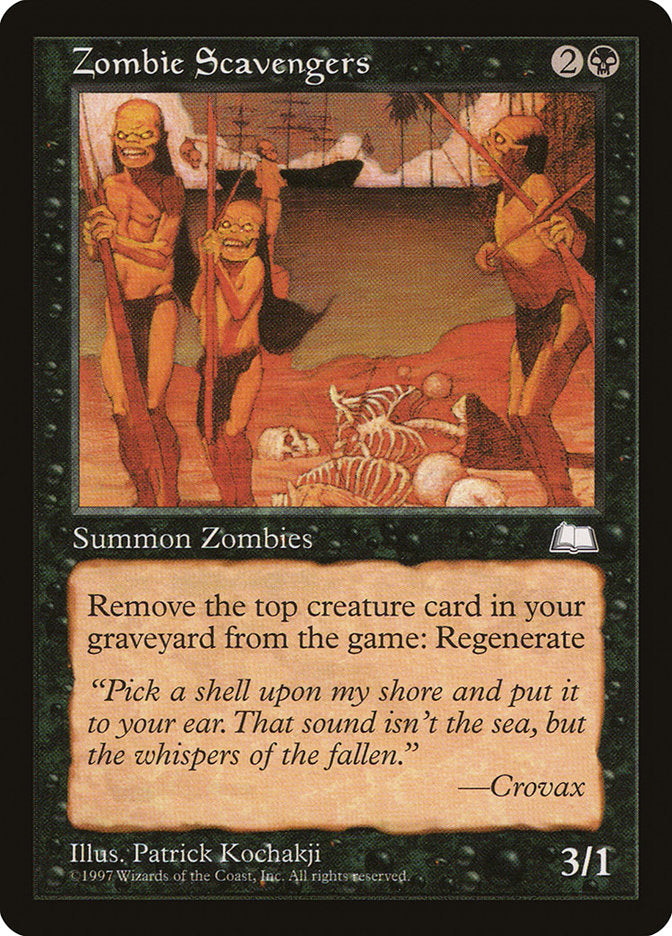 Zombie Scavengers [Weatherlight] MTG Single Magic: The Gathering | Red Claw Gaming