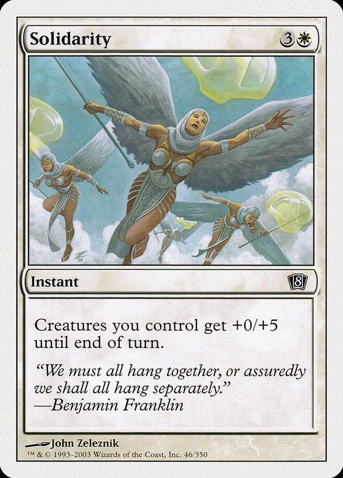 Solidarity [Eighth Edition] MTG Single Magic: The Gathering | Red Claw Gaming