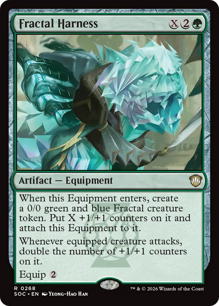 Fractal Harness [Secrets of Strixhaven Commander] MTG Single Magic: The Gathering | Red Claw Gaming