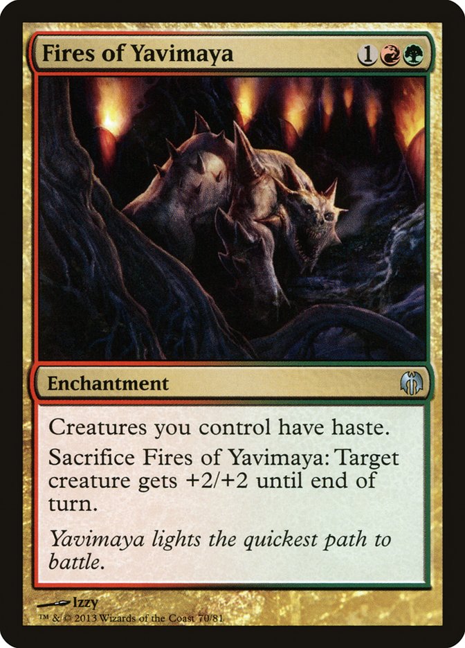Fires of Yavimaya [Duel Decks: Heroes vs. Monsters] MTG Single Magic: The Gathering    | Red Claw Gaming