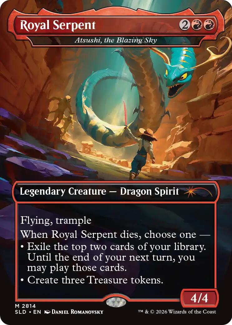 Royal Serpent - Atsushi, the Blazing Sky [Secret Lair Drop Series] | Red Claw Gaming
