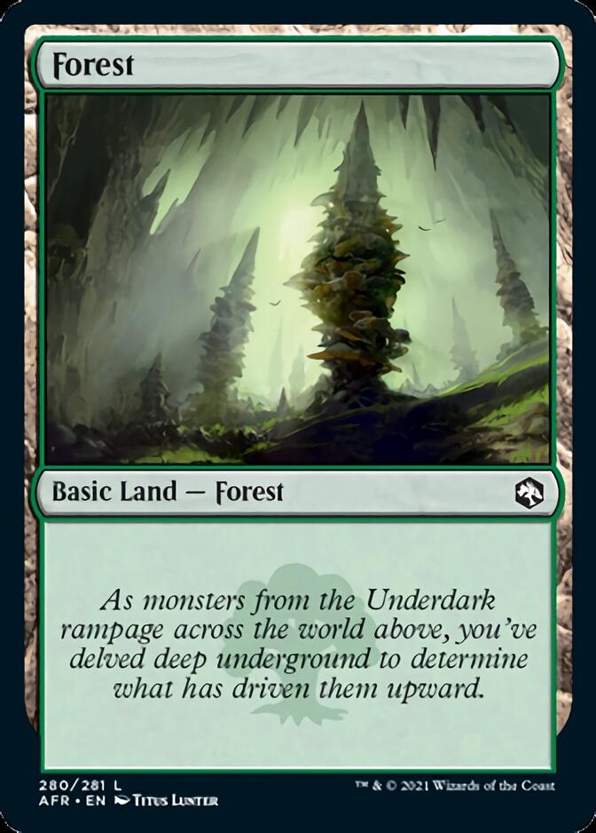 Forest (280) [Dungeons & Dragons: Adventures in the Forgotten Realms] MTG Single Magic: The Gathering | Red Claw Gaming