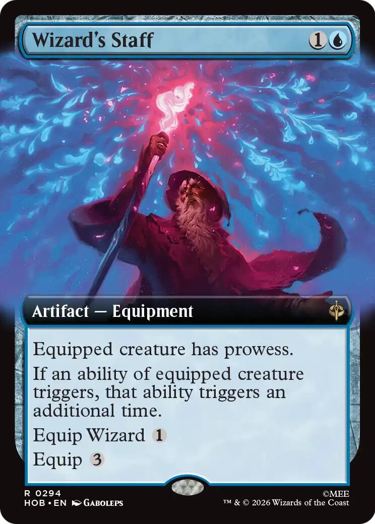 Wizard's Staff (Extended Art) [The Hobbit] | Red Claw Gaming