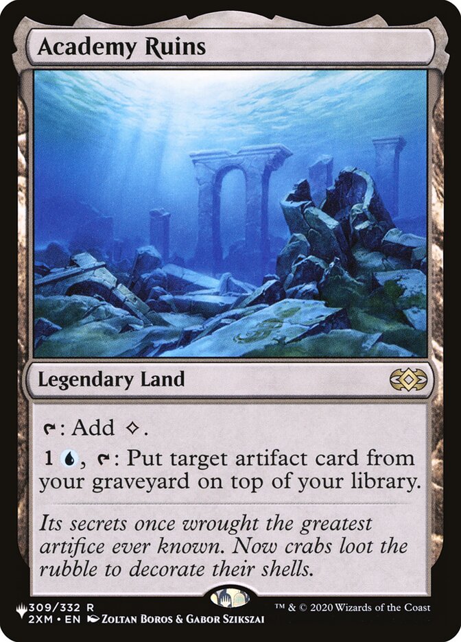 Academy Ruins [Secret Lair: Heads I Win, Tails You Lose] MTG Single Magic: The Gathering    | Red Claw Gaming