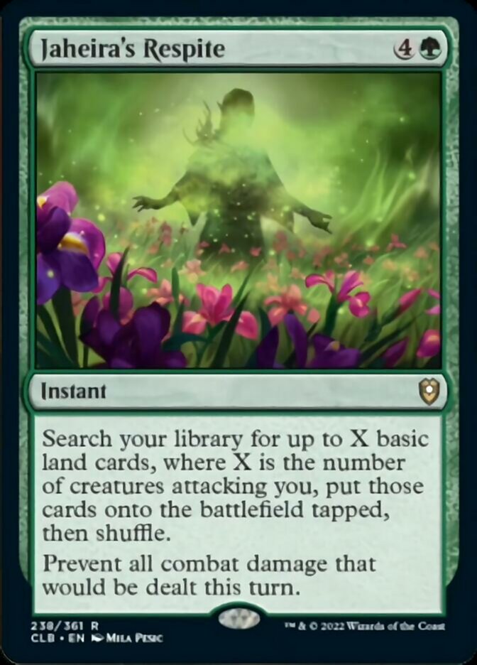 Jaheira's Respite [Commander Legends: Battle for Baldur's Gate] MTG Single Magic: The Gathering | Red Claw Gaming