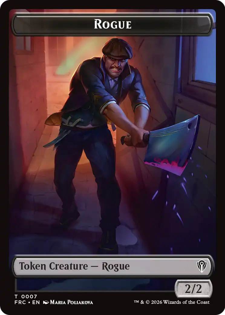 Insect // Rogue Double-Sided Token [Reality Fracture Commander Tokens] | Red Claw Gaming