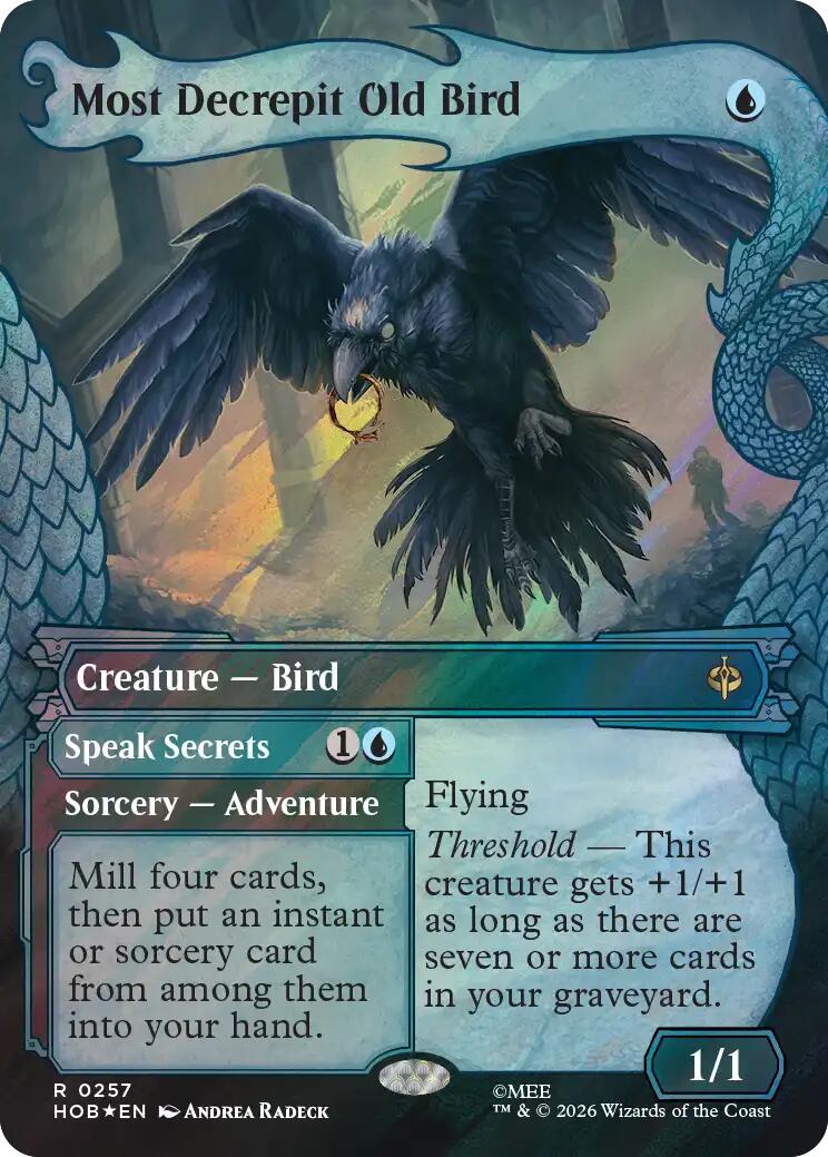 Most Decrepit Old Bird (Showcase) (Surge Foil) [The Hobbit] | Red Claw Gaming