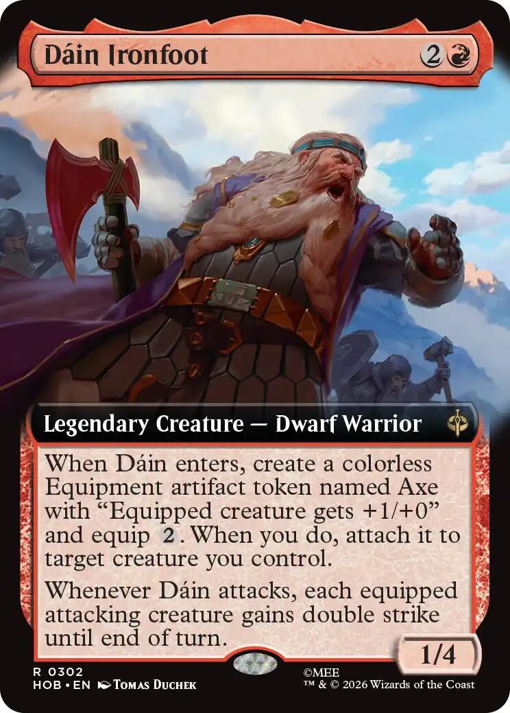 Dain Ironfoot (Extended Art) [The Hobbit] | Red Claw Gaming