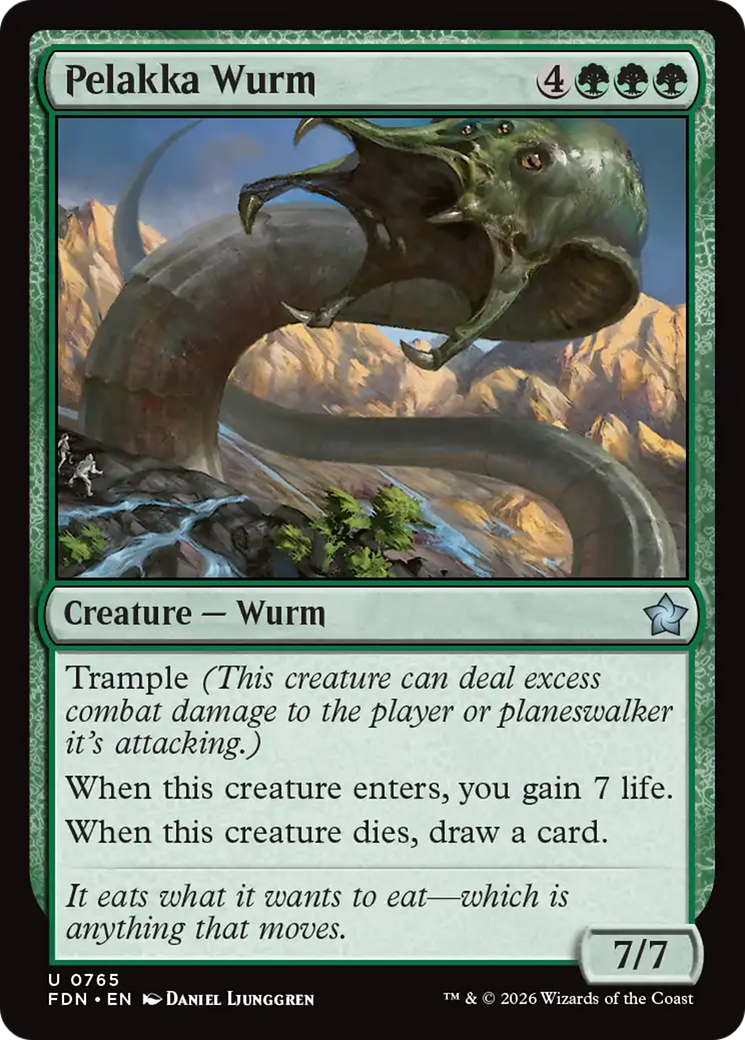 Pelakka Wurm (0765) [Foundations] | Red Claw Gaming