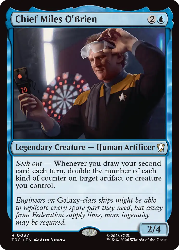 Chief Miles O'Brien (Surge Foil) [Star Trek Commander] | Red Claw Gaming