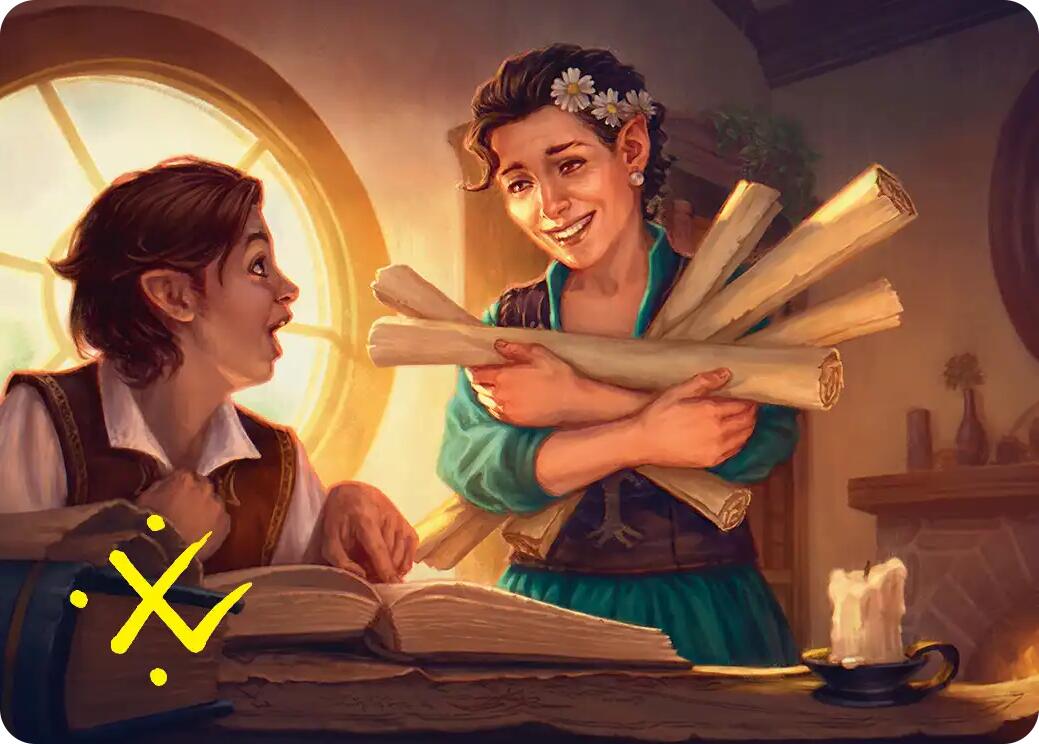 Belladonna Took Art Card (Gold-Stamped Signature) [The Hobbit Art Series] | Red Claw Gaming