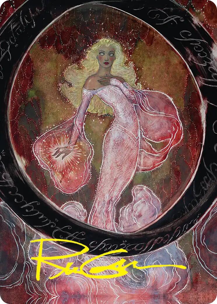 Galadriel's Dismissal Art Card (Gold-Stamped Signature) [The Hobbit Art Series] | Red Claw Gaming