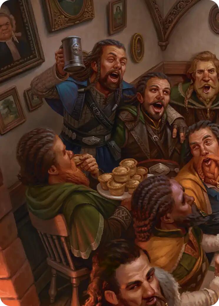 Fili and Kili, Joyous Art Card (1/12) [The Hobbit Art Series] | Red Claw Gaming