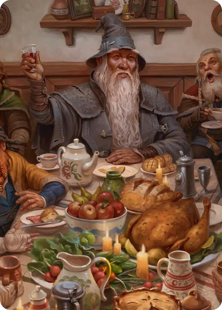 Gandalf, Party Guest Art Card (2/12) [The Hobbit Art Series] | Red Claw Gaming