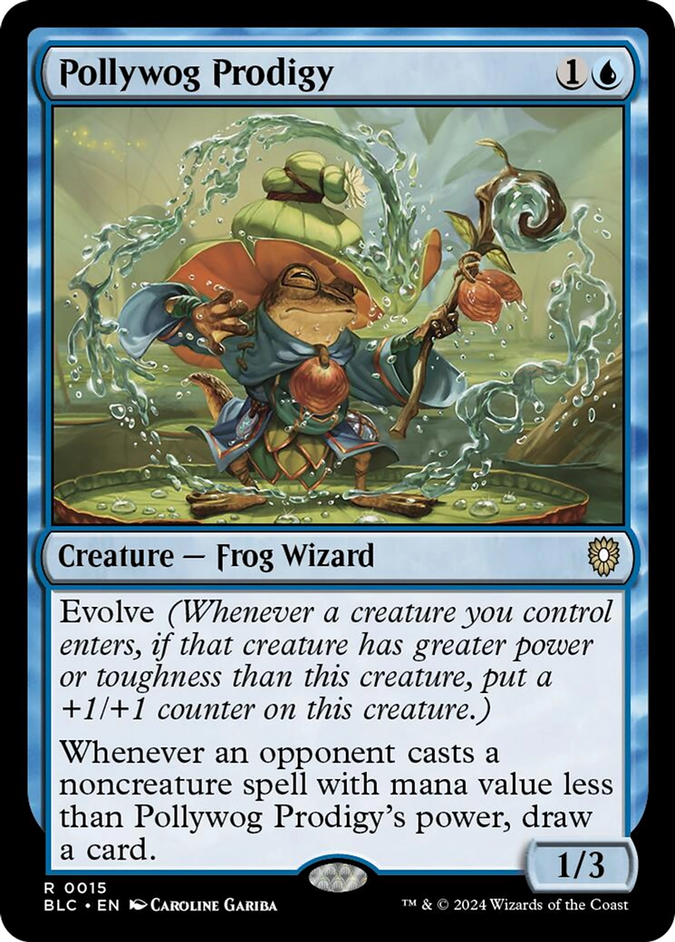 Pollywog Prodigy [Bloomburrow Commander] MTG Single Magic: The Gathering | Red Claw Gaming