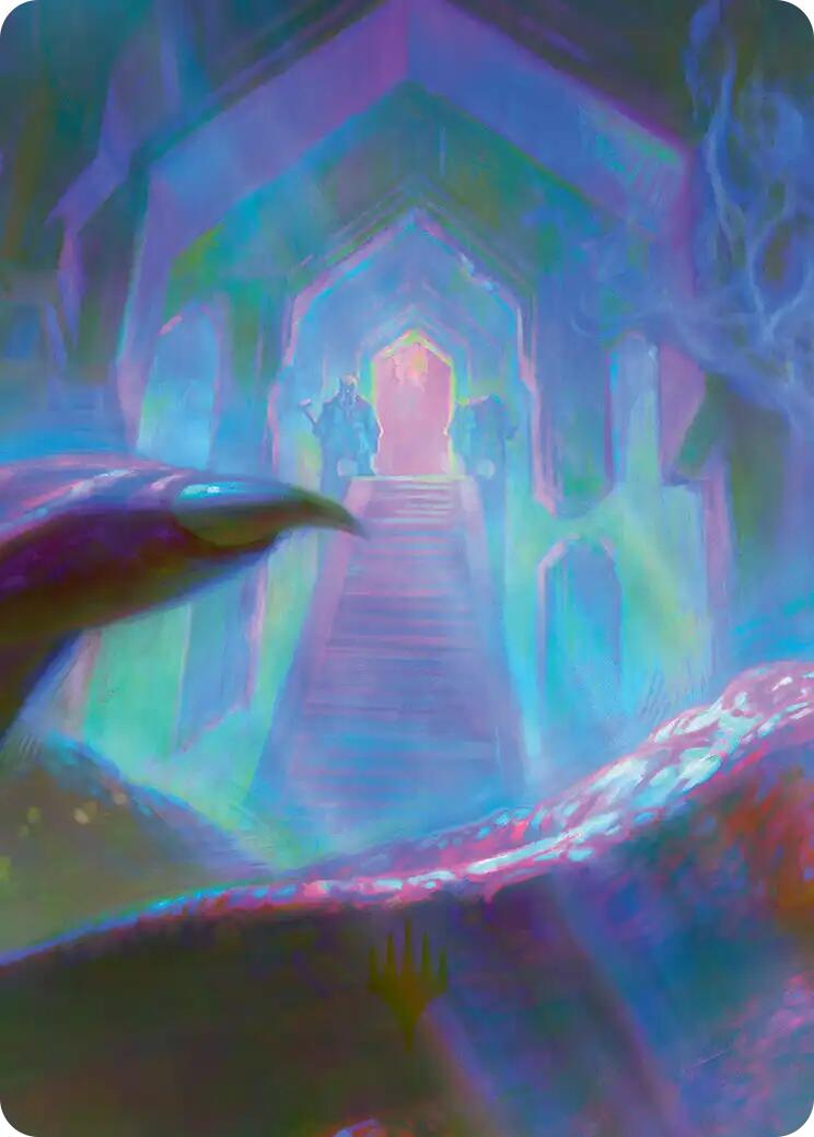 Dragon-Cursed Halls Art Card (8/12) [The Hobbit Art Series] | Red Claw Gaming