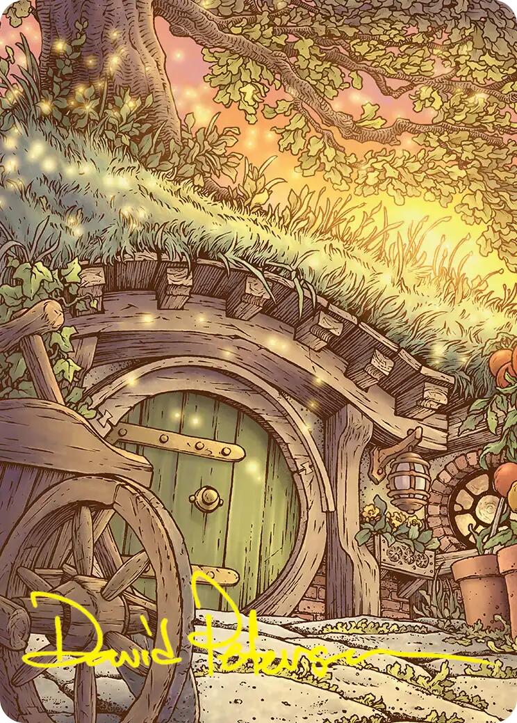 Plains (Summer) Art Card (Gold-Stamped Signature) [The Hobbit Art Series] | Red Claw Gaming