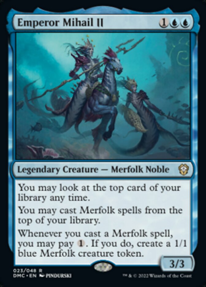 Emperor Mihail II [Dominaria United Commander] MTG Single Magic: The Gathering | Red Claw Gaming