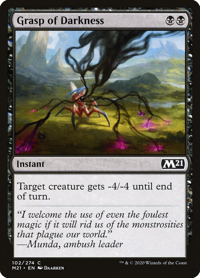 Grasp of Darkness [Core Set 2021] MTG Single Magic: The Gathering | Red Claw Gaming
