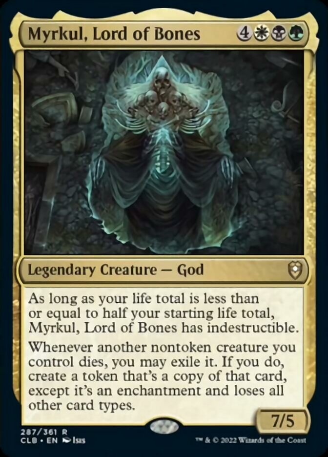Myrkul, Lord of Bones [Commander Legends: Battle for Baldur's Gate] MTG Single Magic: The Gathering | Red Claw Gaming