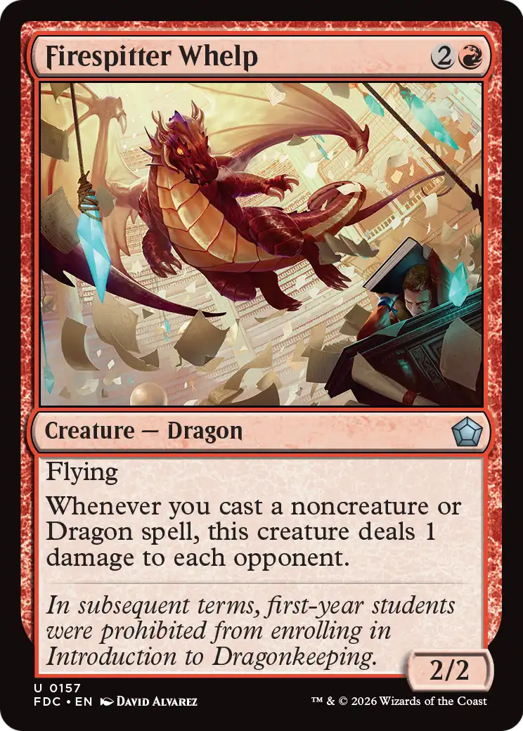 Firespitter Whelp [Foundations Commander] | Red Claw Gaming