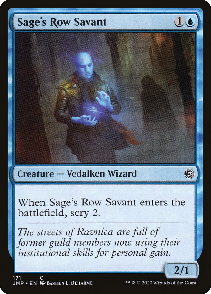 Sage's Row Savant [Jumpstart] MTG Single Magic: The Gathering | Red Claw Gaming