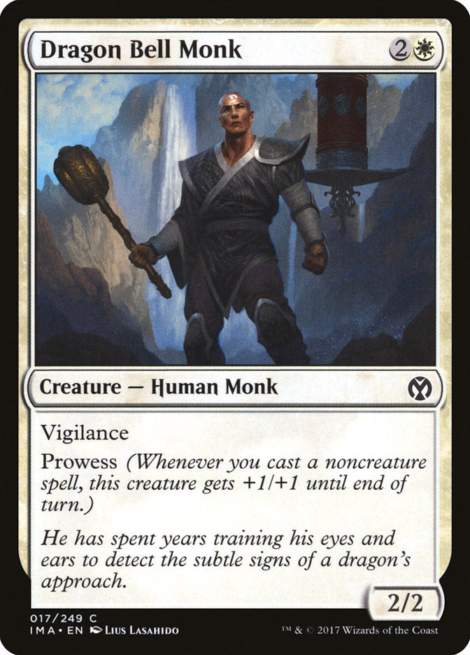 Dragon Bell Monk [Iconic Masters] MTG Single Magic: The Gathering | Red Claw Gaming