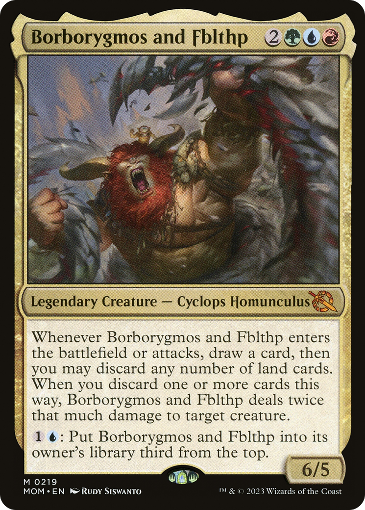 Borborygmos and Fblthp [March of the Machine] MTG Single Magic: The Gathering    | Red Claw Gaming