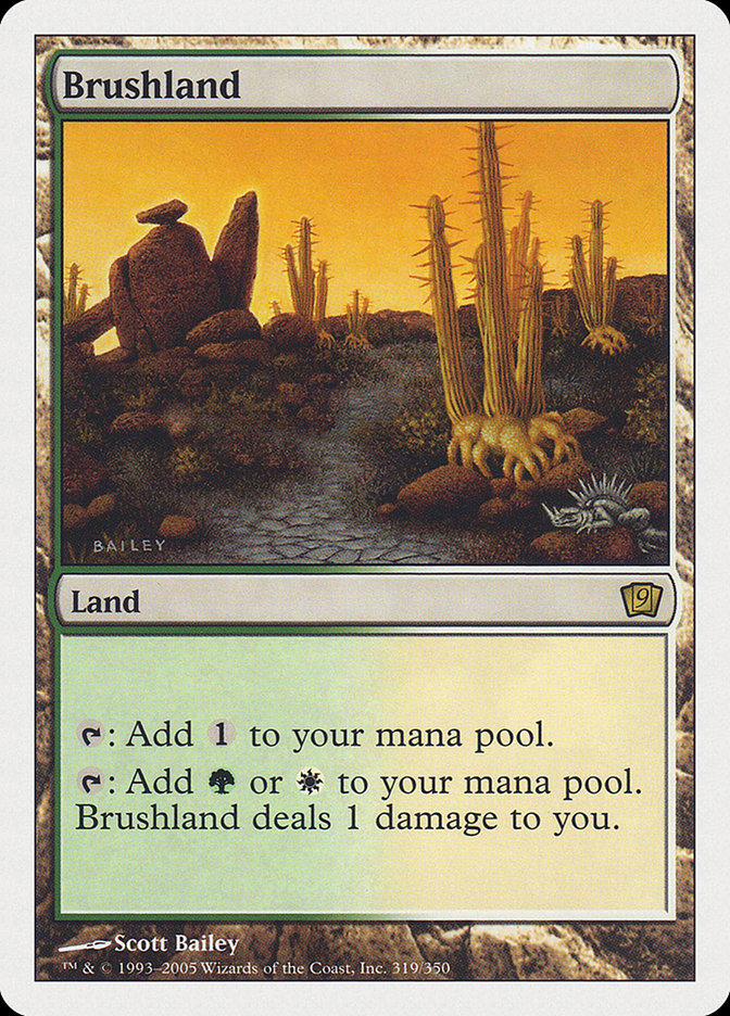 Brushland [Ninth Edition] MTG Single Magic: The Gathering | Red Claw Gaming