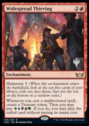 Widespread Thieving (Promo Pack) [Streets of New Capenna Promos] MTG Single Magic: The Gathering | Red Claw Gaming