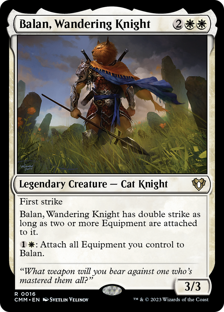 Balan, Wandering Knight [Commander Masters] MTG Single Magic: The Gathering | Red Claw Gaming