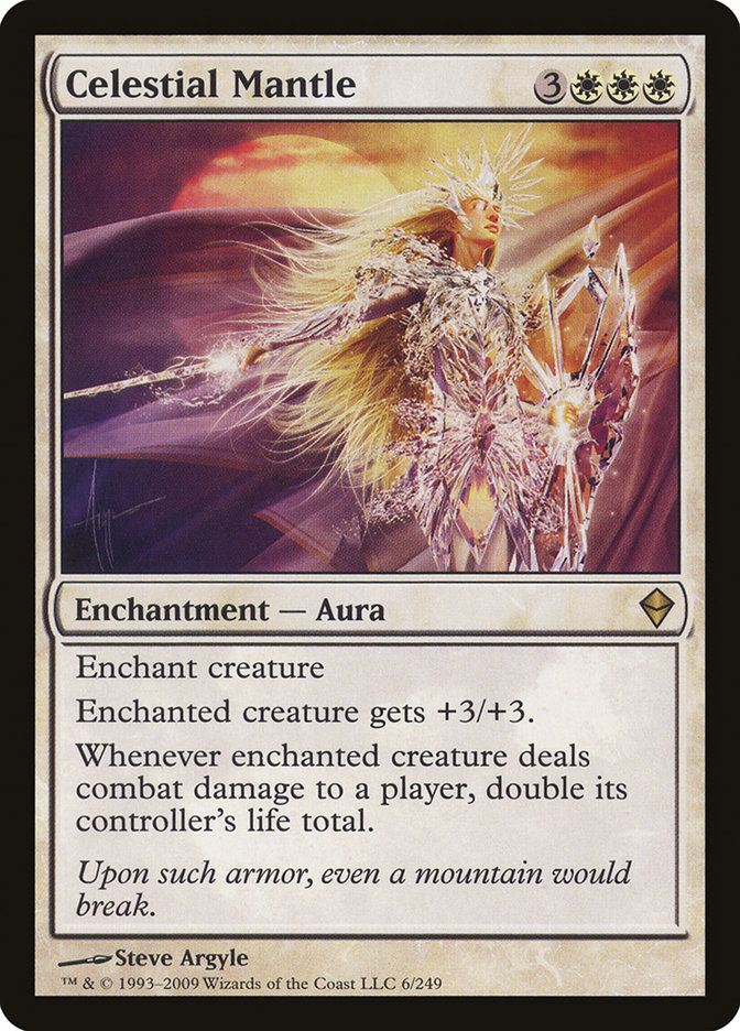 Celestial Mantle [Zendikar] MTG Single Magic: The Gathering | Red Claw Gaming