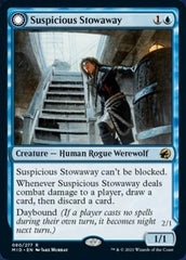 Suspicious Stowaway // Seafaring Werewolf [Innistrad: Midnight Hunt] MTG Single Magic: The Gathering | Red Claw Gaming