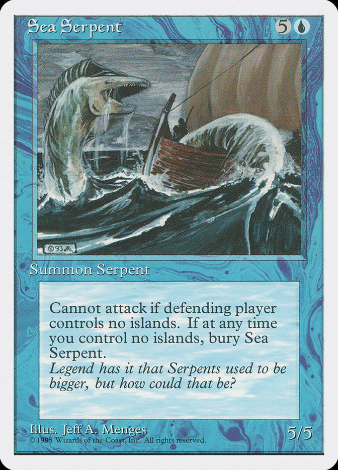 Sea Serpent [Fourth Edition] MTG Single Magic: The Gathering | Red Claw Gaming