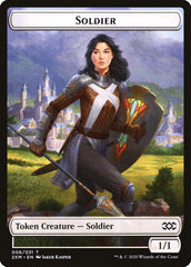 Servo // Soldier Double-Sided Token [Double Masters Tokens] MTG Single Magic: The Gathering | Red Claw Gaming