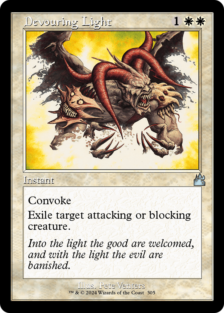 Devouring Light (Retro Frame) [Ravnica Remastered] MTG Single Magic: The Gathering | Red Claw Gaming