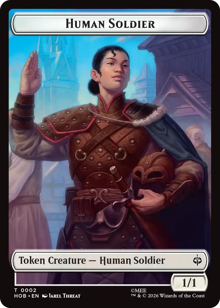 Human Soldier // Goblin Army (0004) Double-Sided Token [The Hobbit Tokens] | Red Claw Gaming