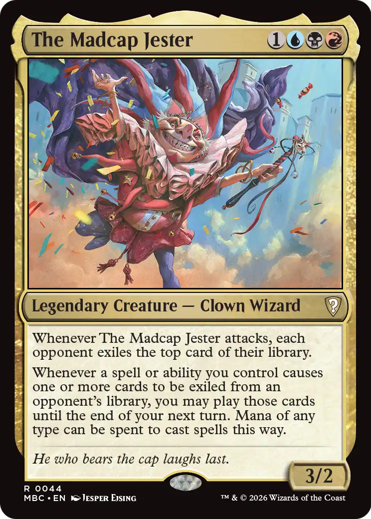 The Madcap Jester [Mystery Booster: Commander Edition] | Red Claw Gaming