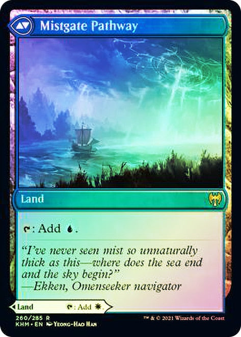 Hengegate Pathway // Mistgate Pathway [Kaldheim Prerelease Promos] MTG Single Magic: The Gathering | Red Claw Gaming