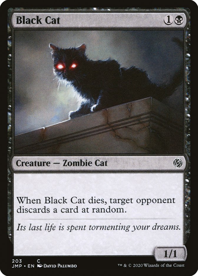 Black Cat [Jumpstart] MTG Single Magic: The Gathering | Red Claw Gaming