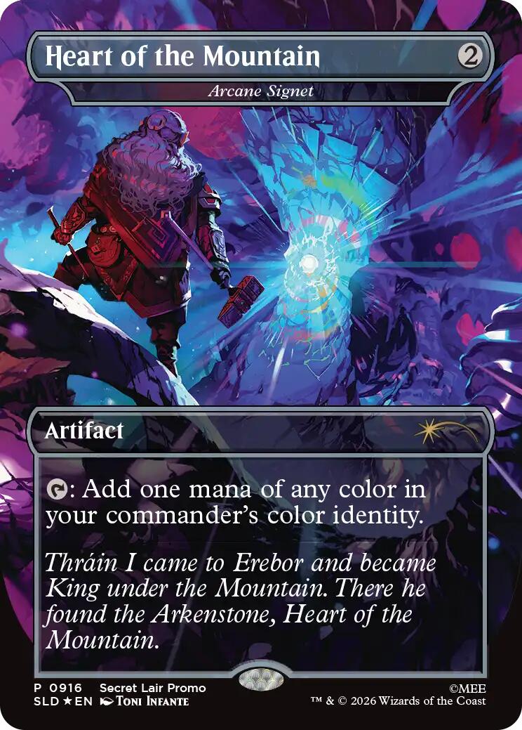Heart of the Mountain - Arcane Signet [Secret Lair Drop Series] | Red Claw Gaming