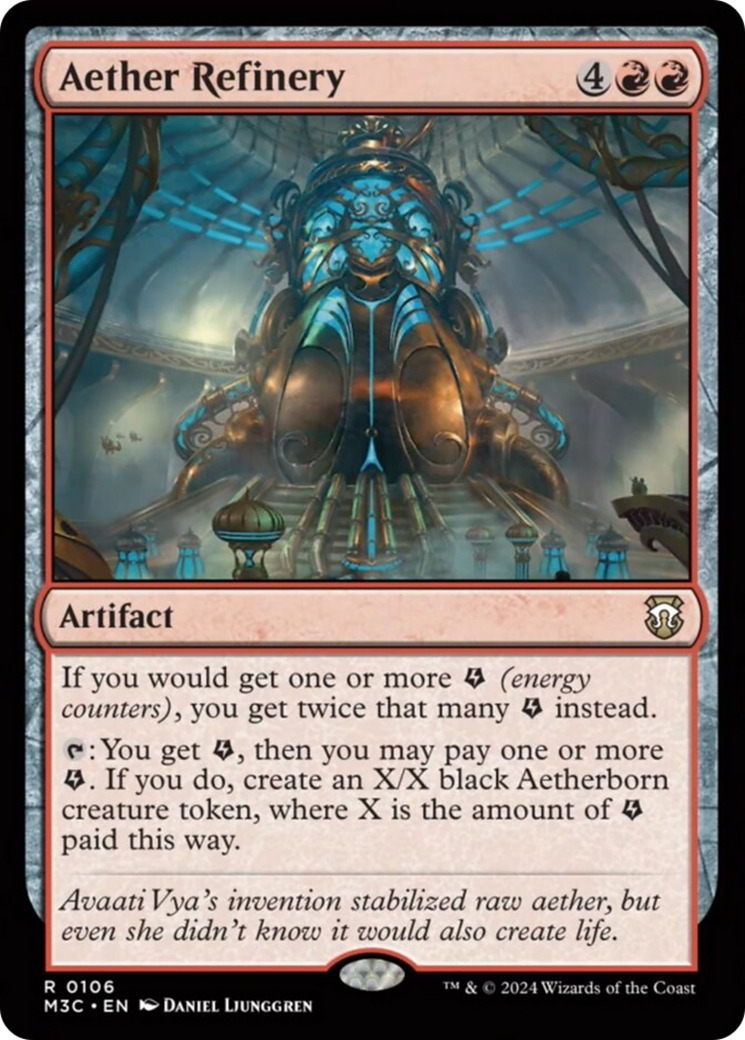 Aether Refinery [Modern Horizons 3 Commander] MTG Single Magic: The Gathering | Red Claw Gaming