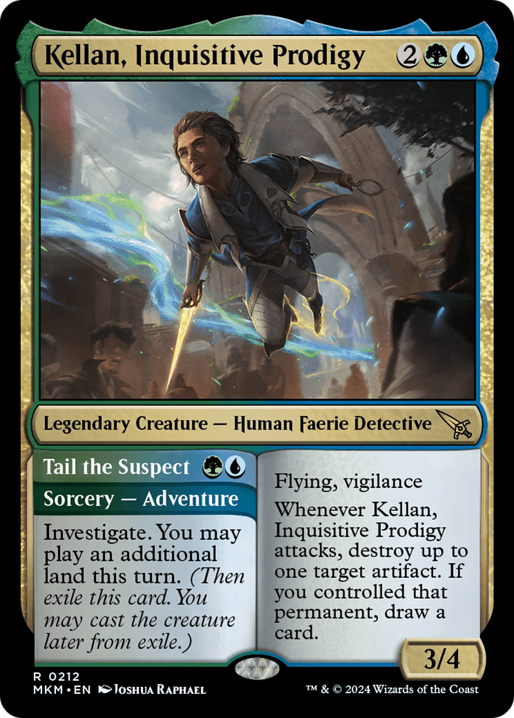 Kellan, Inquisitive Prodigy // Tail the Suspect [Murders at Karlov Manor] MTG Single Magic: The Gathering    | Red Claw Gaming