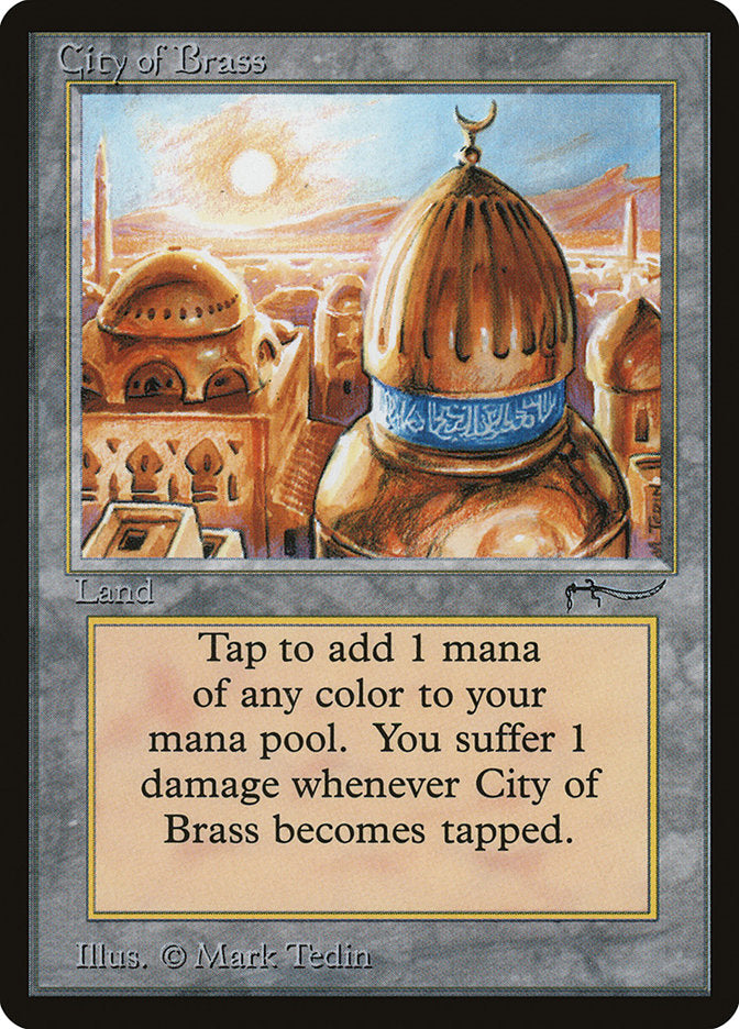 City of Brass [Arabian Nights] MTG Single Magic: The Gathering | Red Claw Gaming
