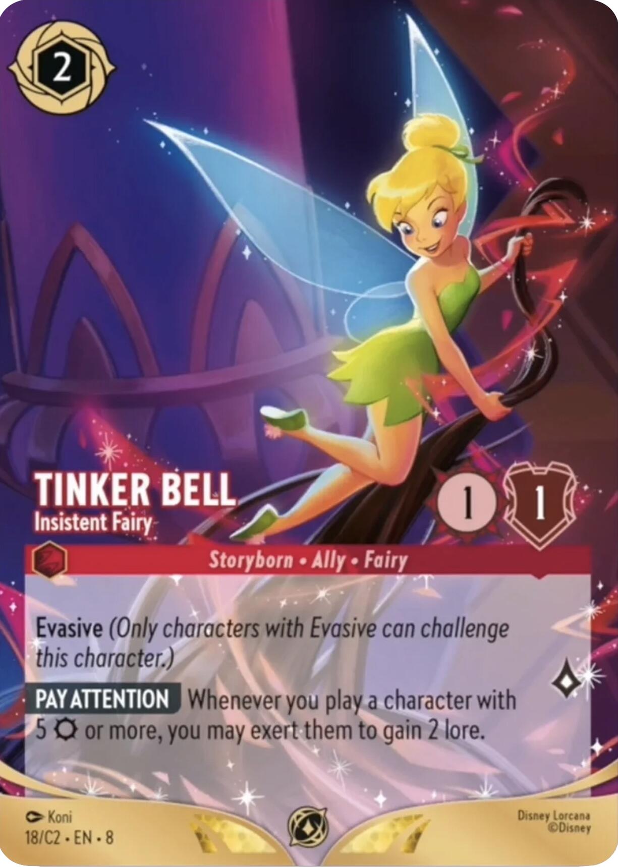 Tinker Bell - Insistent Fairy (18) [Promo Cards] | Red Claw Gaming