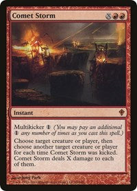 Comet Storm (Oversized) [Oversize Cards] MTG Single Magic: The Gathering | Red Claw Gaming